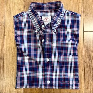 Brooks Brothers Men’s plaid shirt.